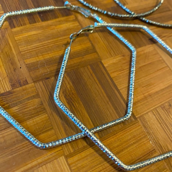 Textured Hoops - Picture 2 of 4